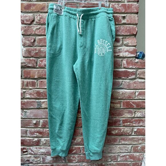 Roots of Fight Bill Russell Boston Celtic #6 Green Sweatpants XXL 2XL - Picture 2 of 7